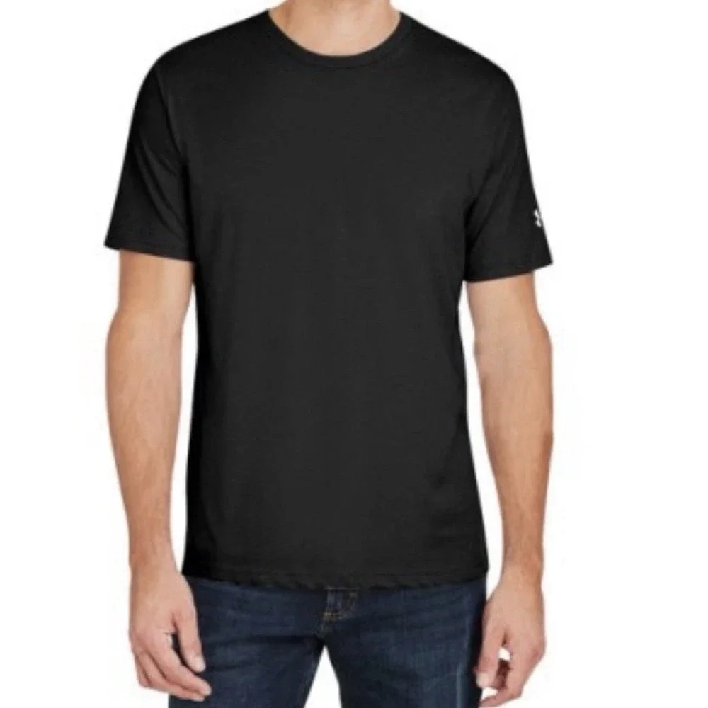 Under Armour Set Of Two (2) T-shirts Men's Training Gym Raglan 2XL Black/white